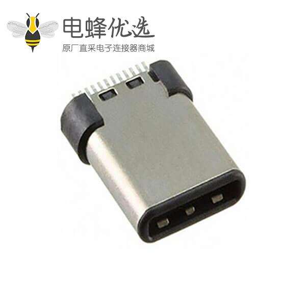 USB type C 连接器公头直插板