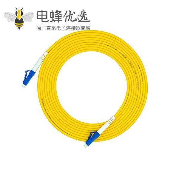 LC光纤跳线3M 9/125μm OS2单工单模