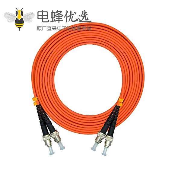 ST光纤跳线3米双工多模50/125μm OM2