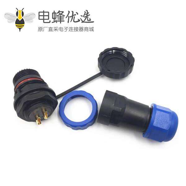 SP21大电流防水插头15A连接器6芯