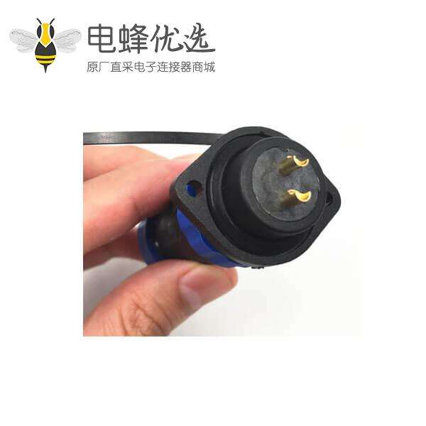 2孔法兰连接器 SP21 5芯