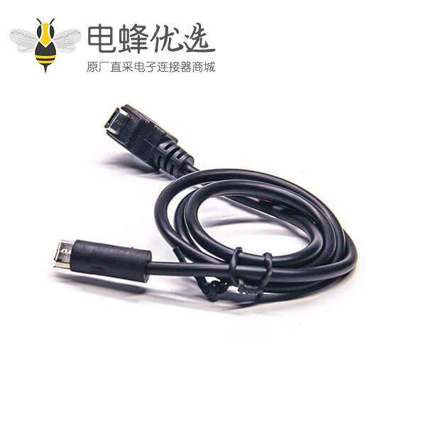 90度迈克usb数据线Mini usb 转迈克usb b充电数据线