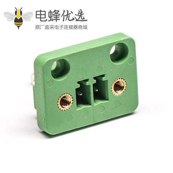 2芯接线端子带耳朵带法兰 插拔式 PCB接线端子 2-24p 铜环保