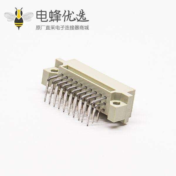 连接器DIN41612 30针弯式公头（A+B+C）三排PCB板连接器