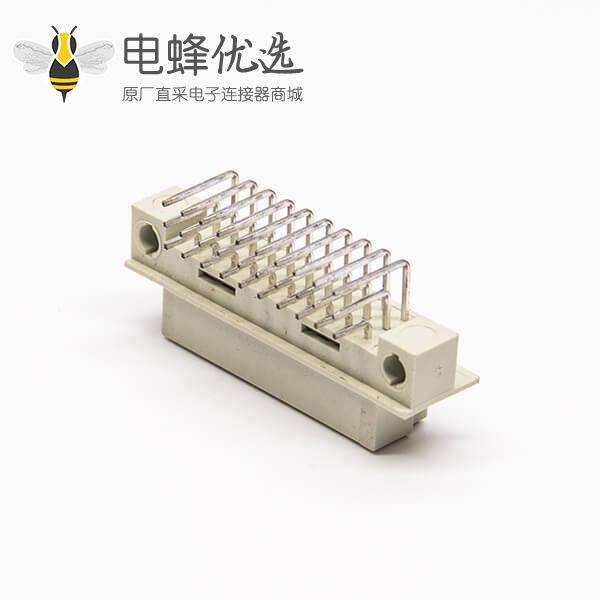 DIN41612插座30针弯式母头（A+B+C）三排PCB板连接器