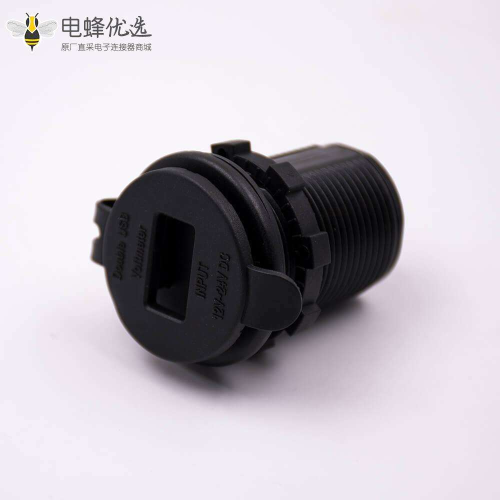 车载充电器双USB接口5V 4.2A带电压显示屏车充