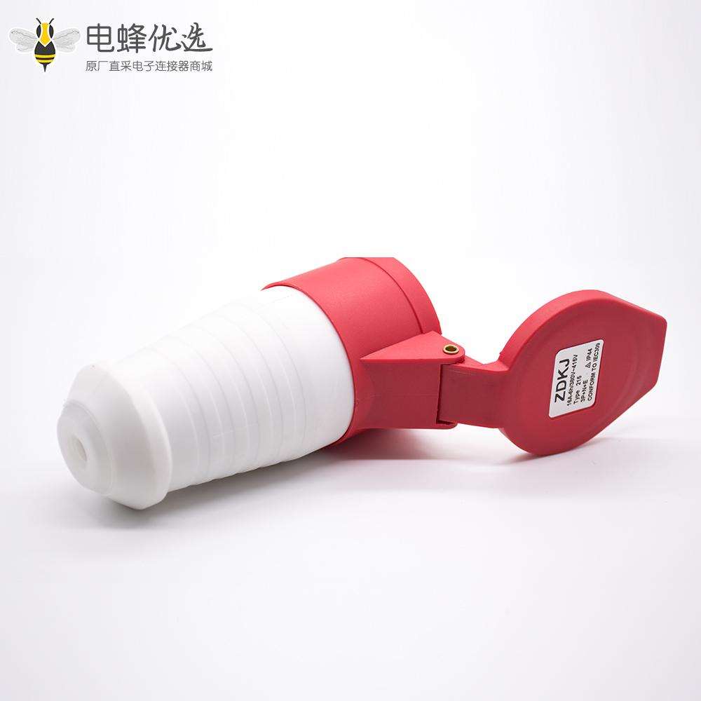 工业连接器插座防水IP44 5芯母头16A 380V-415V 三相3P+N+E