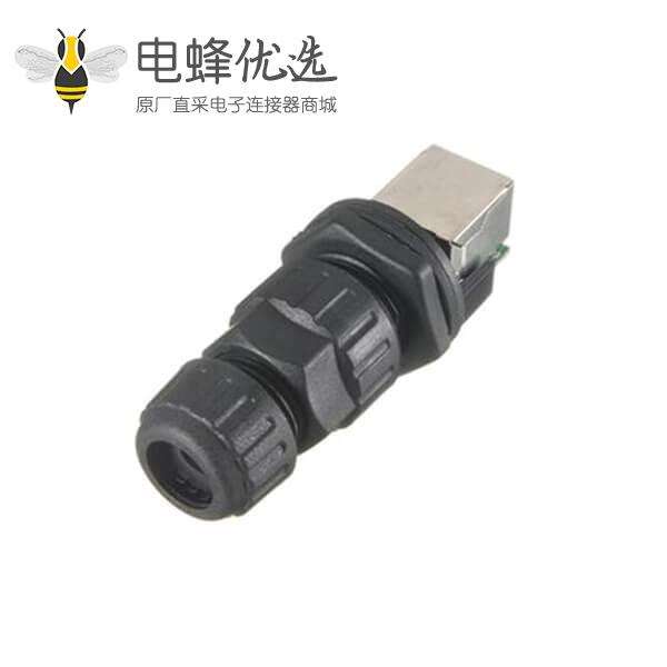 防水接头RJ45 IP68 8芯网络连接器