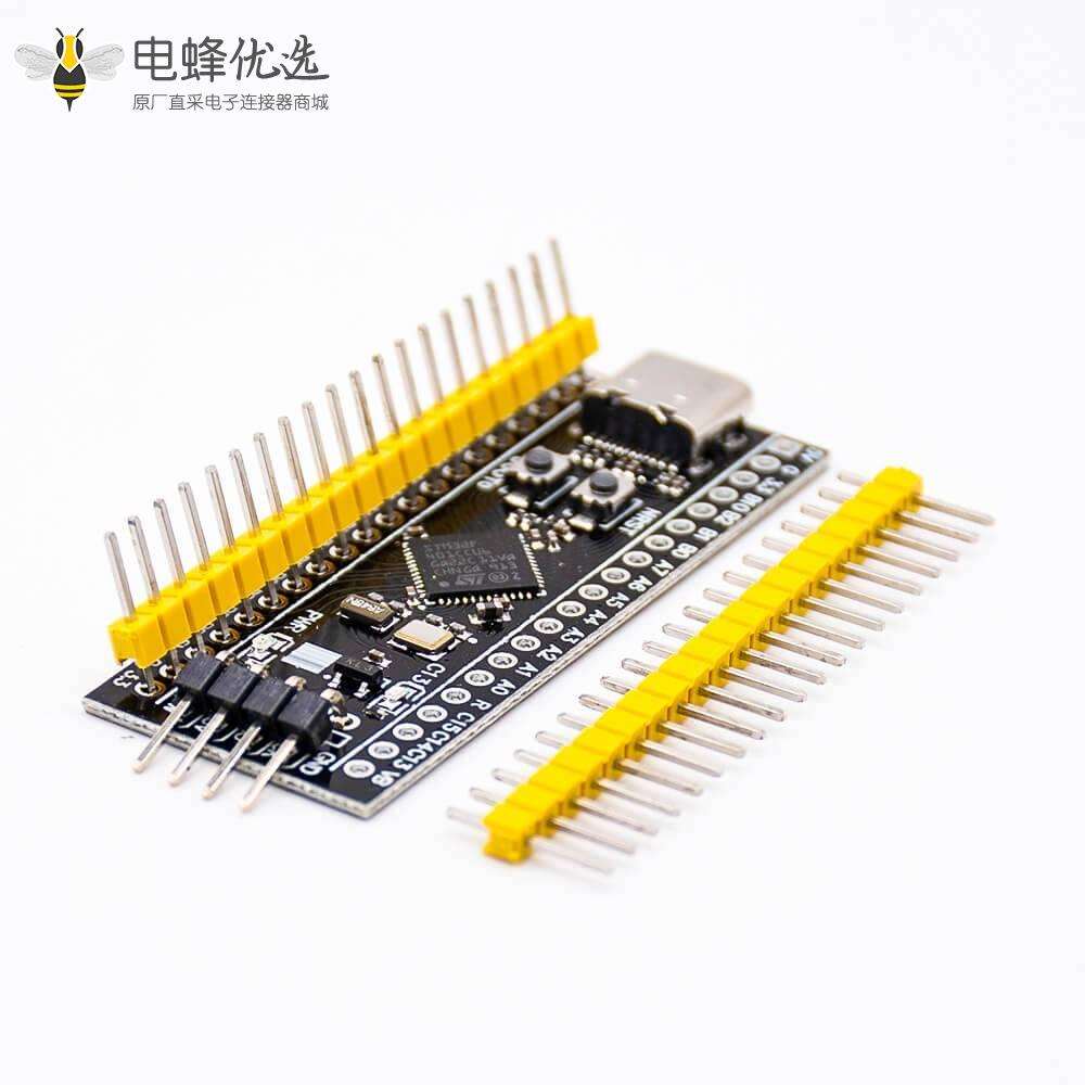 最小系统开发板STM32F401CCU6 32F4核心学习板PCB安装