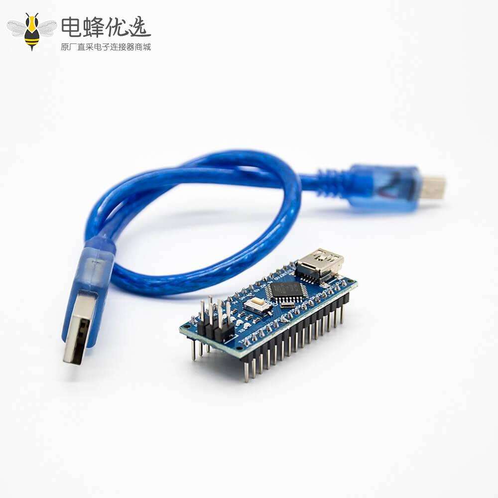 ATMEGA328P单片机Nano V3.0改进版无焊板带配线