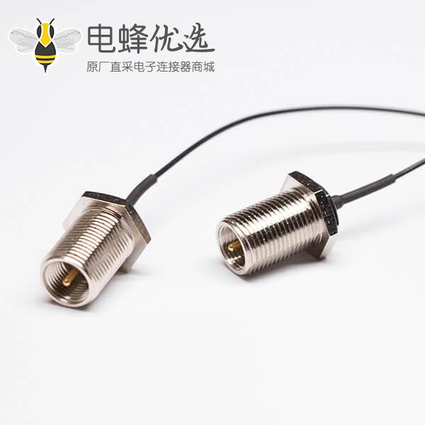 MHF连接器（IPEXⅠ）接黑色RF 1.13线材焊FME公头