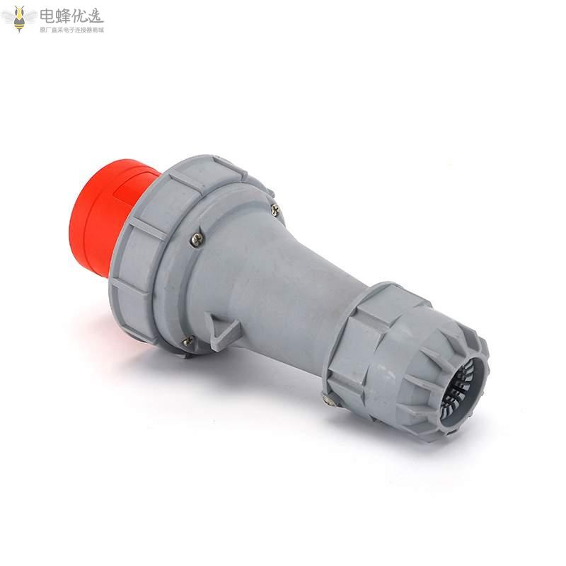 60HZ防水IP67工业连接器4芯63A-125A工业250V移动插头