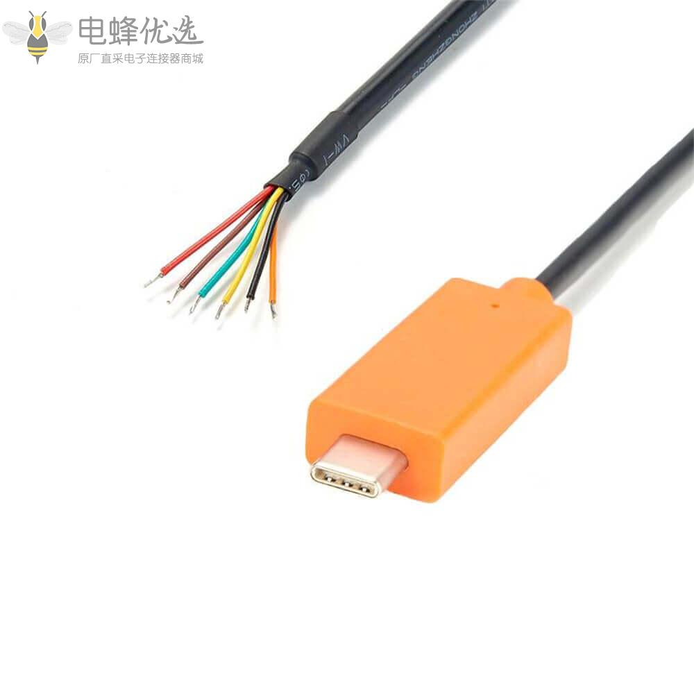 RS485_USB_Type_C单边接1M线缆厂商直销