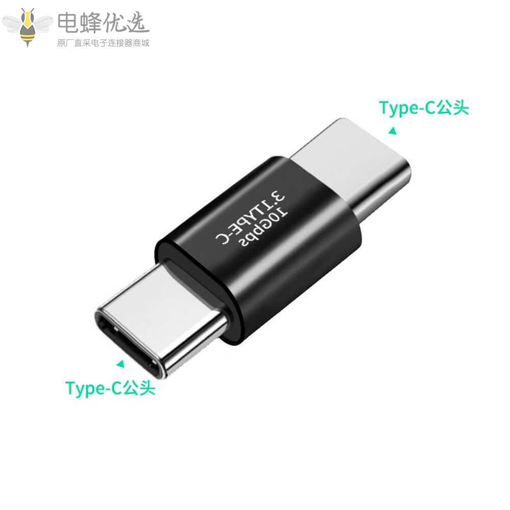 USB_Type_C公头转Type_C公头Gen2公速率10gbps转接头