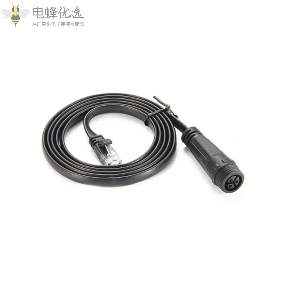 RJ12_6P6C电缆至3Pin_Ip67用于照明控制适配器