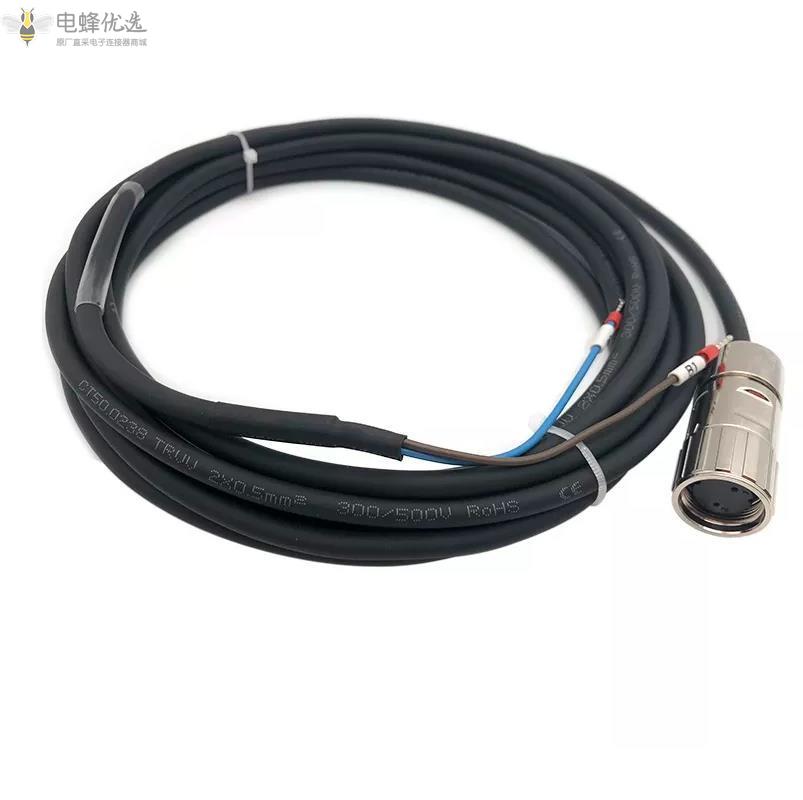 西门子V90伺服电机制动黑色电缆5m线长
