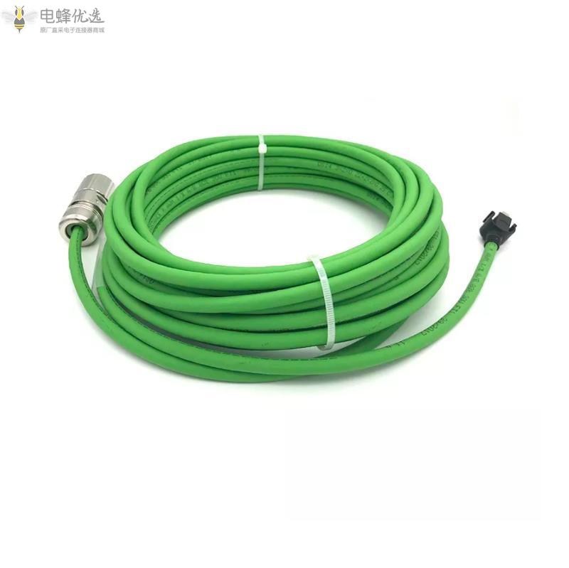 施耐德伺服电机编码器绿色信号线2m/3m/5m线材厂家发货