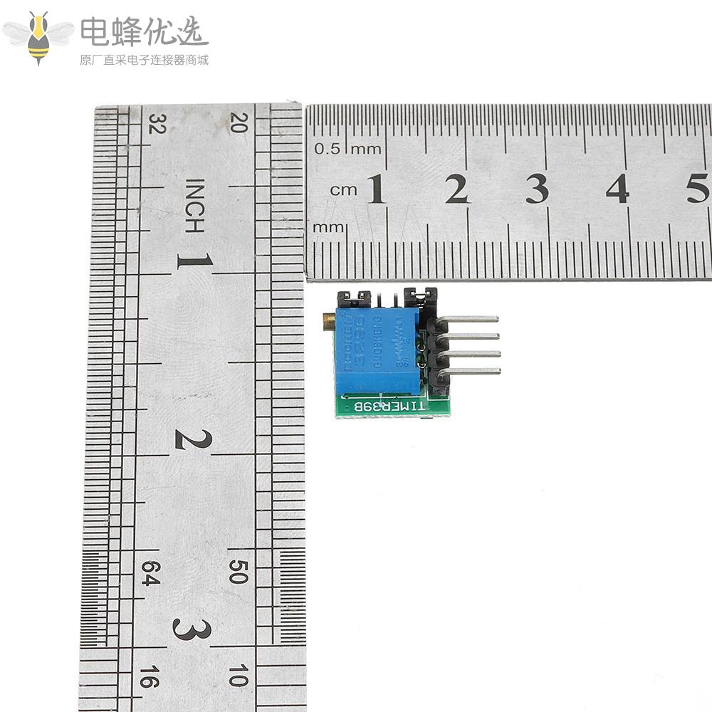 AT43延时继电器电路定时开关模块1s_20H_1500mA用于延时开关定时器板DC12/24/3/5V