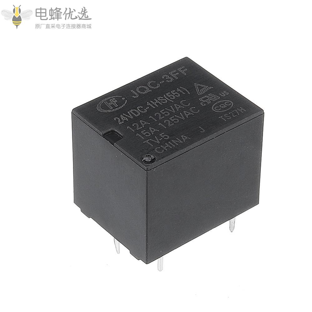 HF3FF_JQC_3FF_005_012_024_1HS_5V_12V_24V_DC_10A_4Pin继电器模块