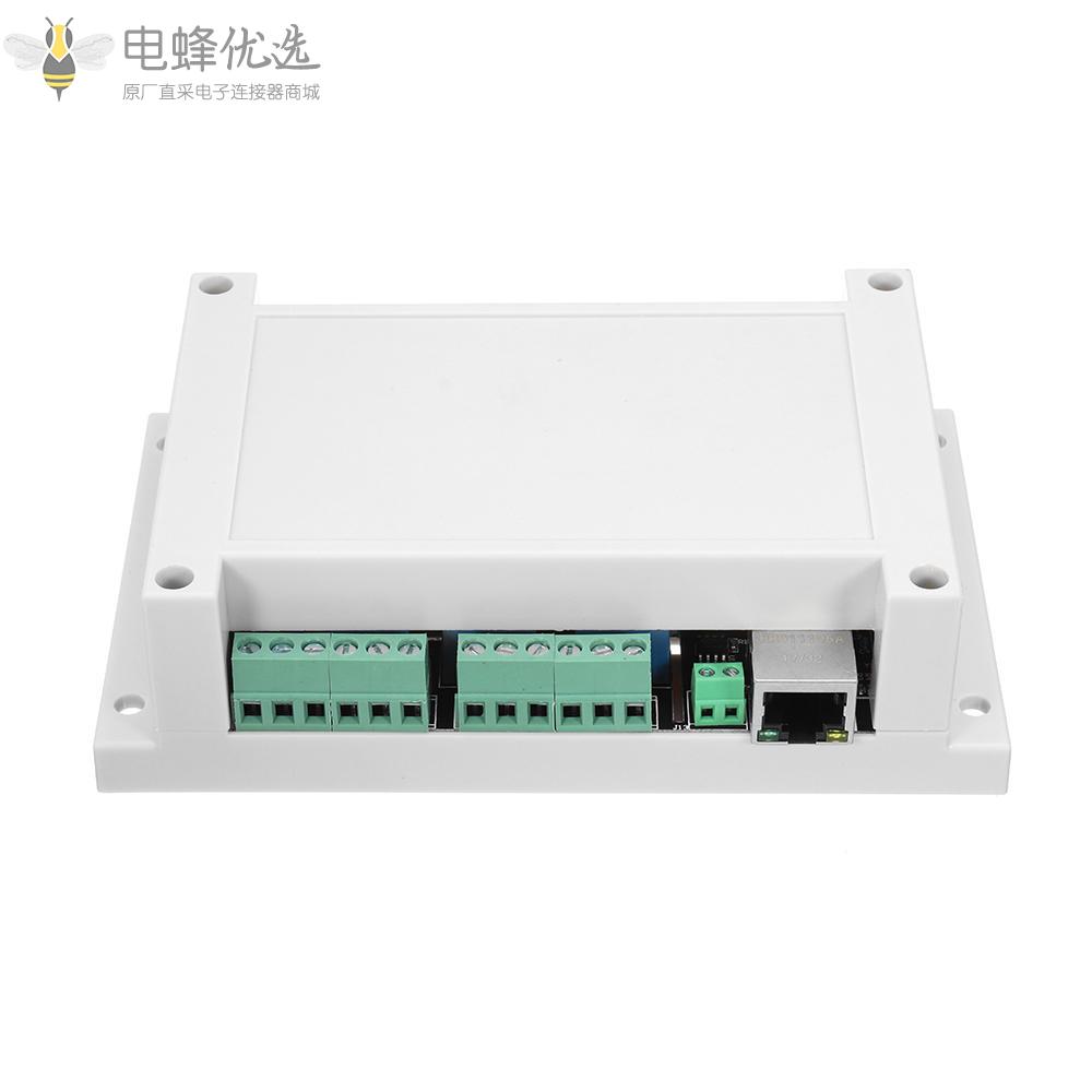 RJ45_TCP/IP_WEB远程控制板带8通道继电器集成250VAC_485网络控制器