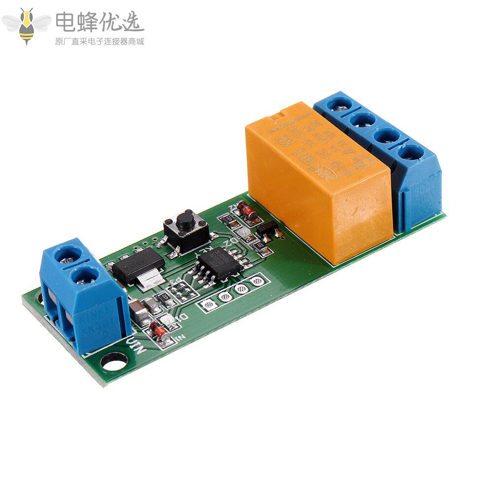 CE032_DC_5V_6V_9V_12V电机可逆控制器时间可调延时DPDT继电器开关2A_5000S