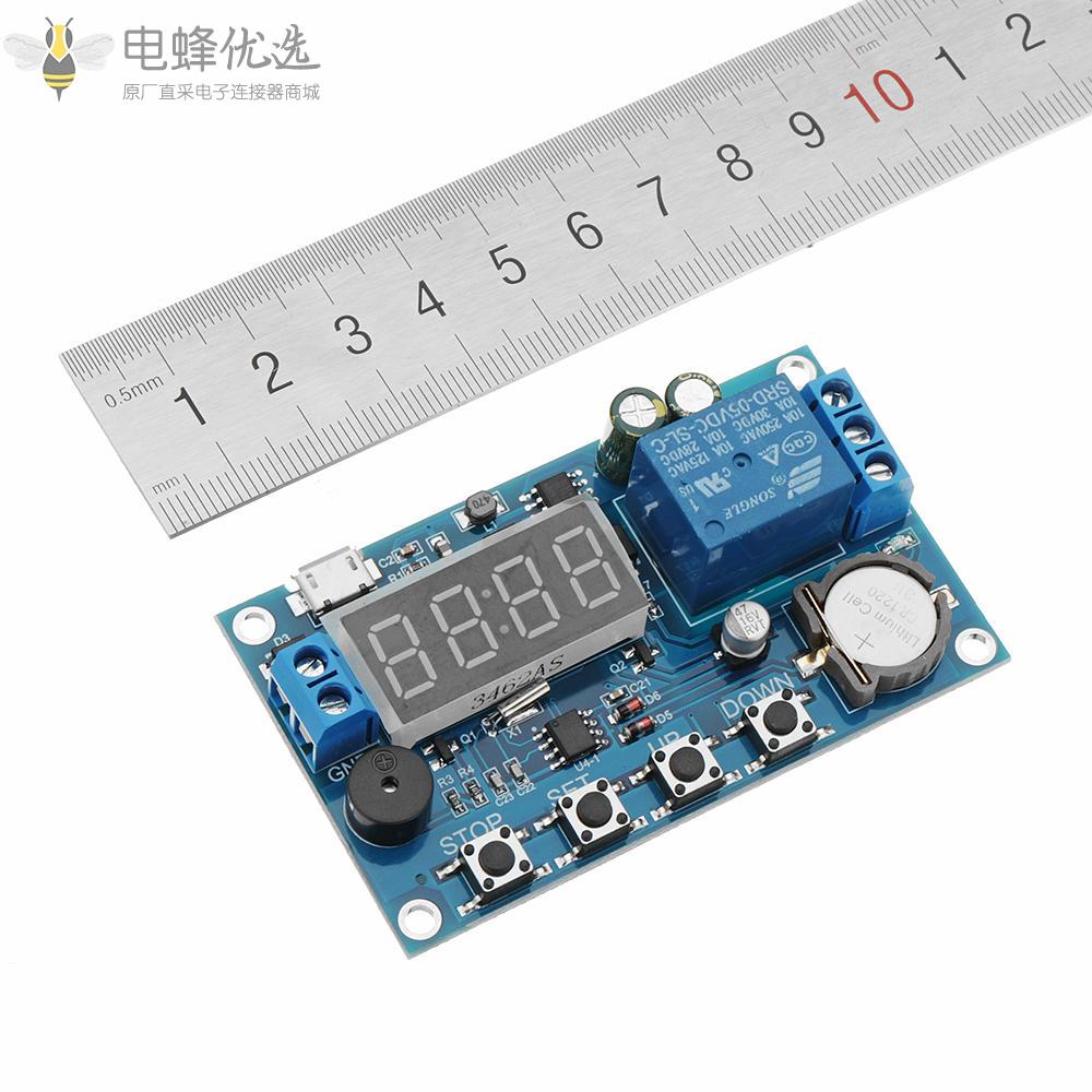 DC_5V转60V实时继电器模块时钟同步定时器模块时间控制