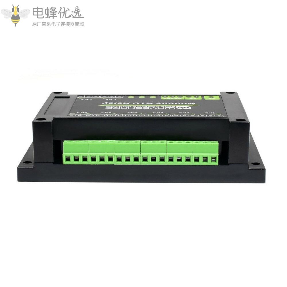 Modbus_RTU_8通道继电器模块工业级RS485接口带多重隔离保护电路