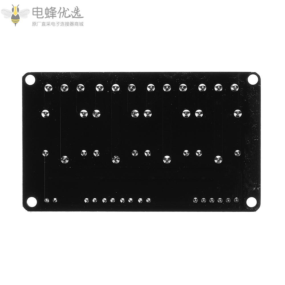 用于Auduino_MCU控制板的4通道5V继电器模块驱动板