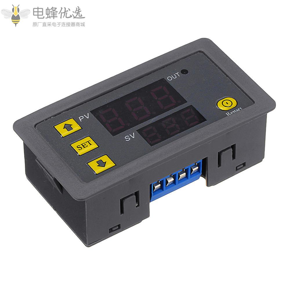 W3230_AC110V_220V_20A_LED数字温度控制器恒温器温度计温度控制开关传感器仪表