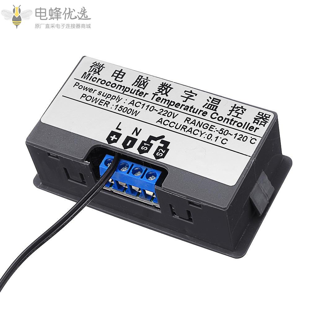 W3230_AC110V_220V_20A_LED数字温度控制器恒温器温度计温度控制开关传感器仪表