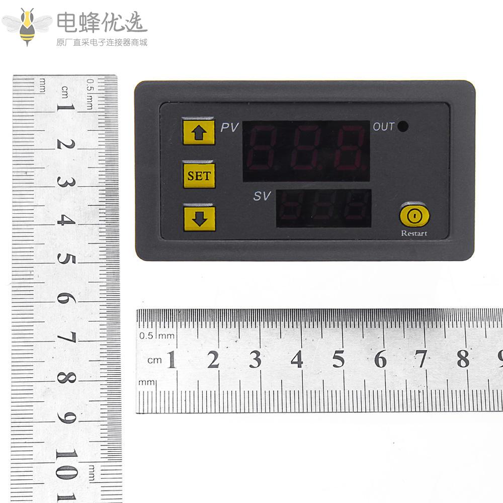 W3230_AC110V_220V_20A_LED数字温度控制器恒温器温度计温度控制开关传感器仪表