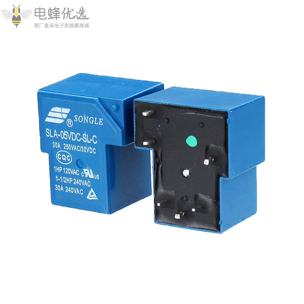 SLA_05V_12V_24VDC_SL_A_SL_C_30A_4/6Pin_T90继电器模块