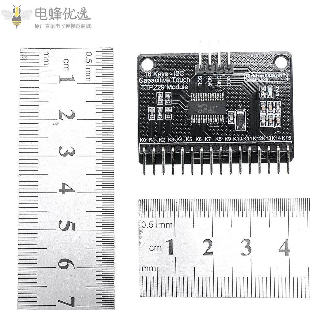 16键TTP229电容式触控模块I2C总线