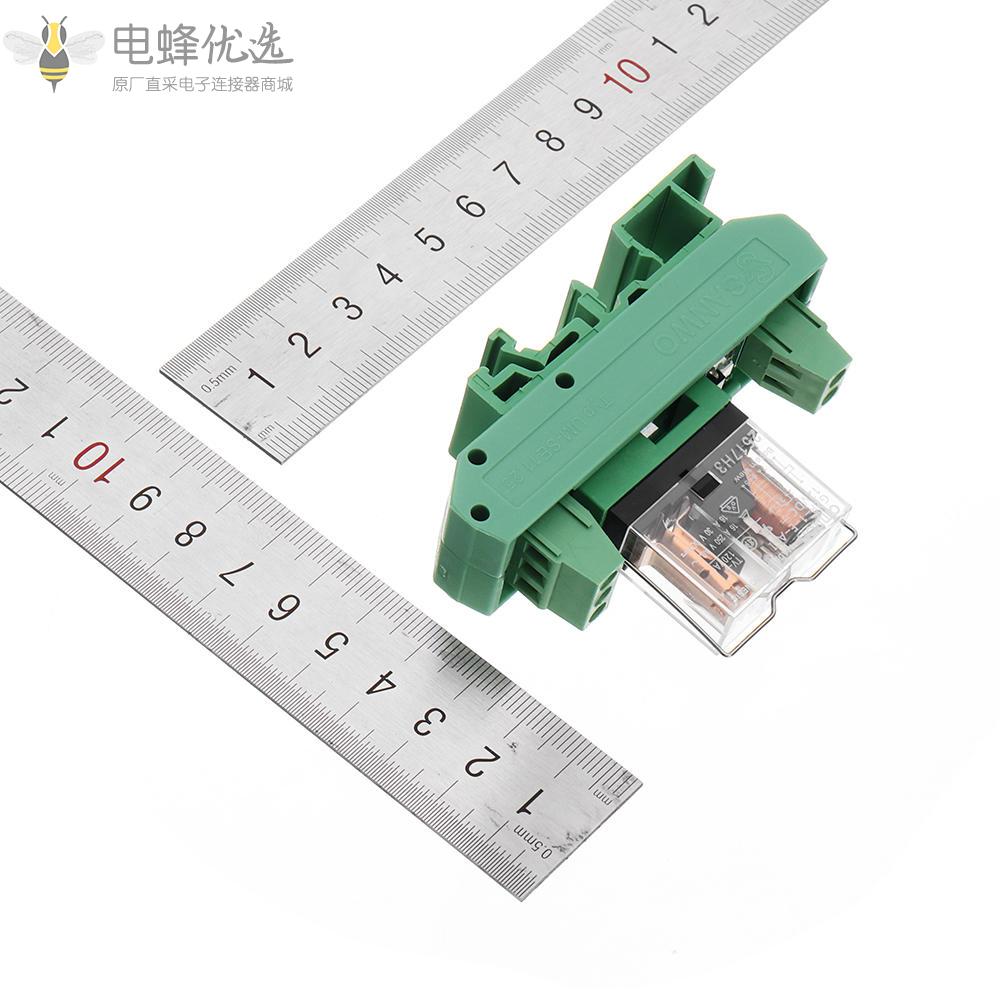 TKG2R_101_1路继电器模块PLC放大板控制器带指示灯DC_12V