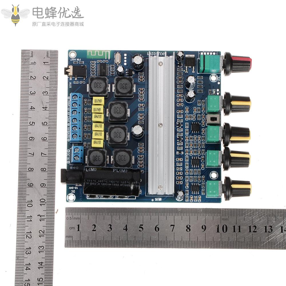 TPA3116低音炮功放板2.1声道大功率蓝牙4.2音频功放DC12V_24V_2*50W_100W_Amplificador