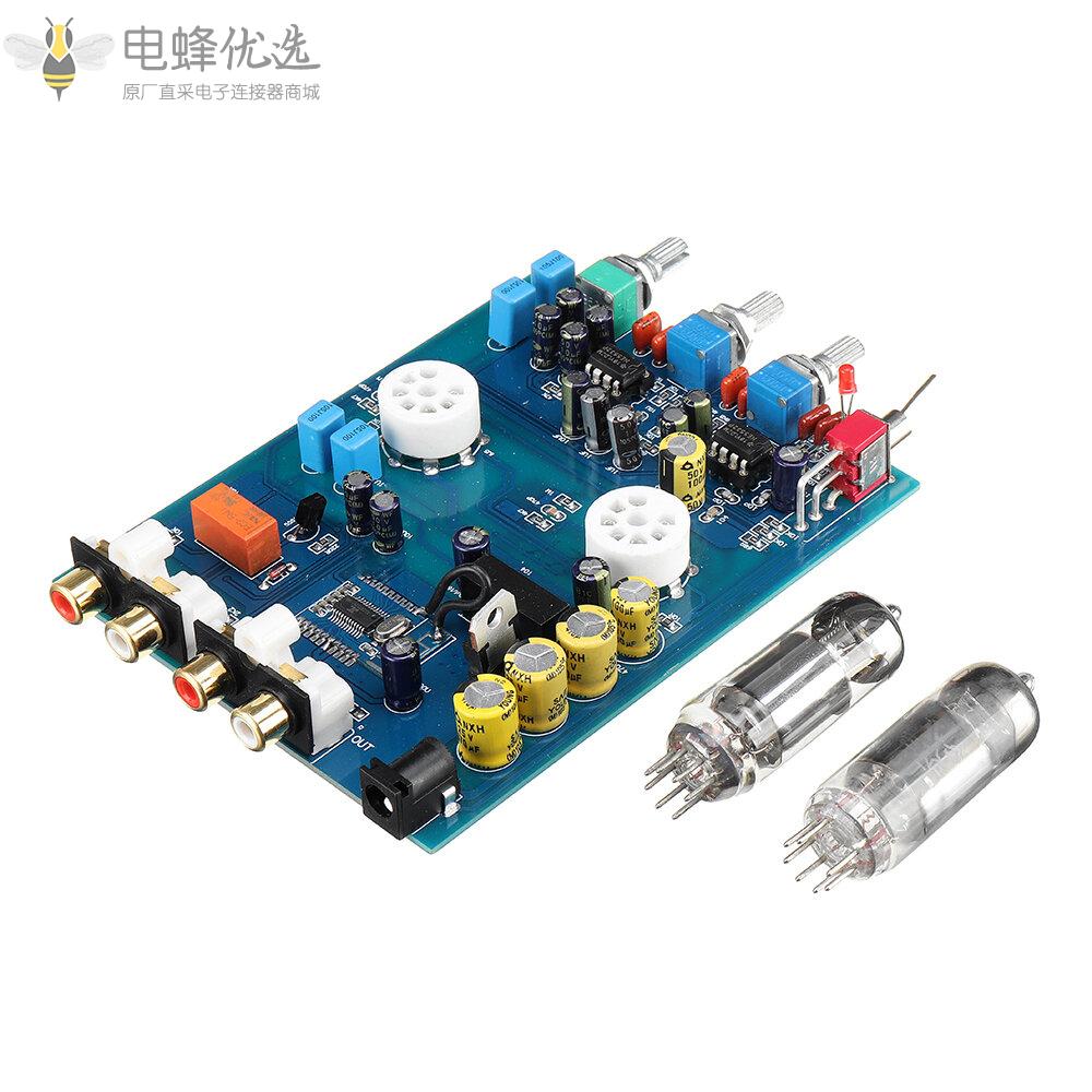 QCC3008_DC12V_2A家用音响电子管功放发烧HIFI前级6J5胆前级蓝牙4.2/5.0音板