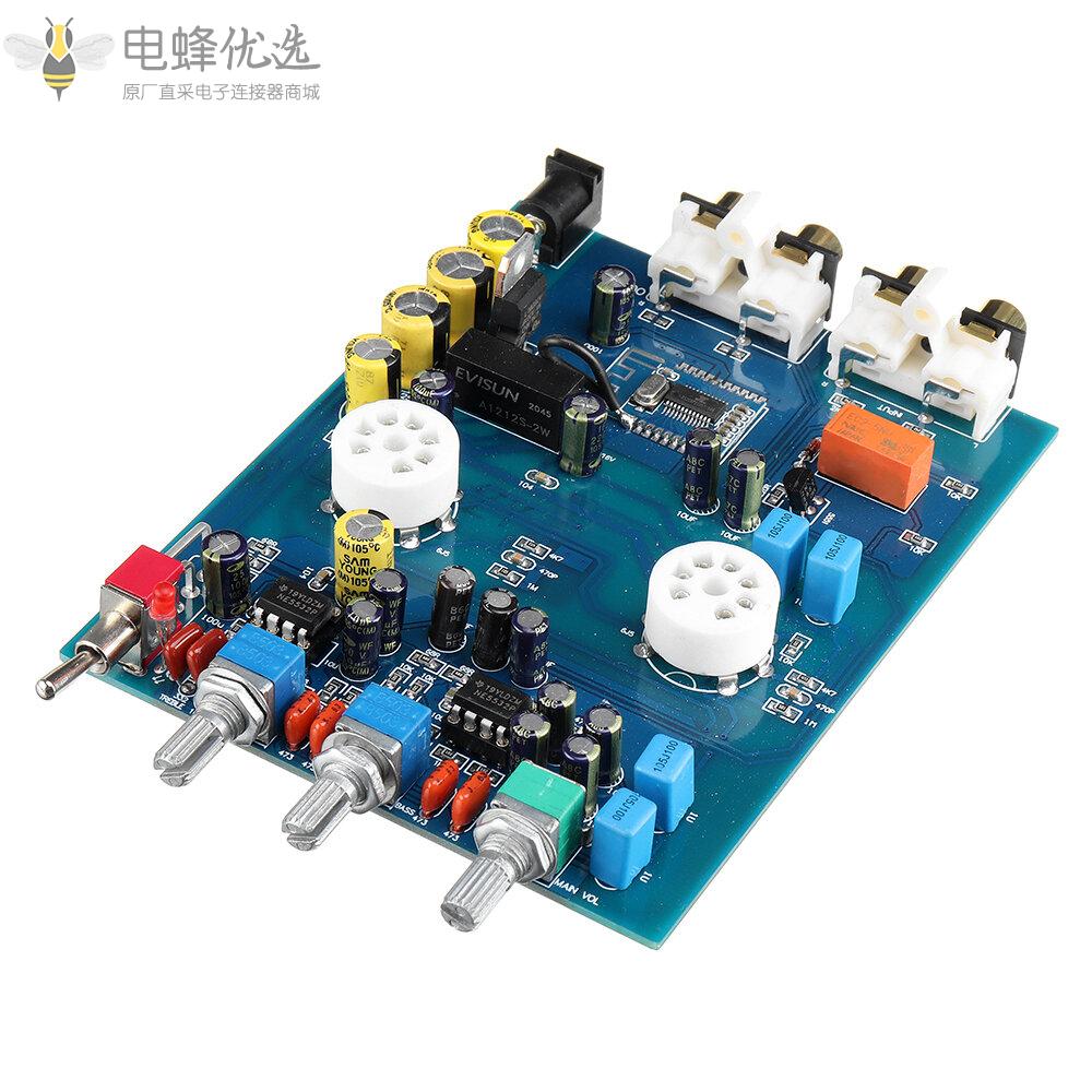 QCC3008_DC12V_2A家用音响电子管功放发烧HIFI前级6J5胆前级蓝牙4.2/5.0音板