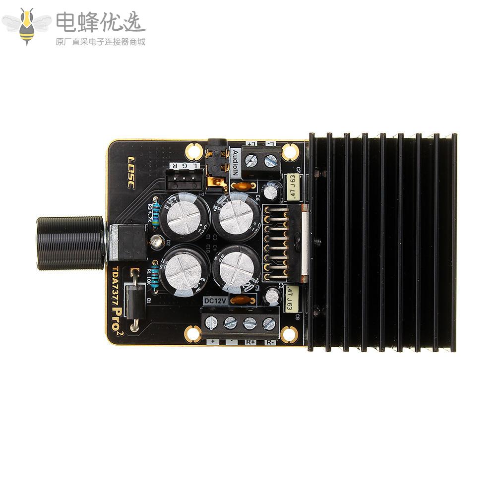 TDA7377_DC9_18V_30W+30W立体声AB类数字电源HIFI汽车功放音频板适用于4_8ohm_S