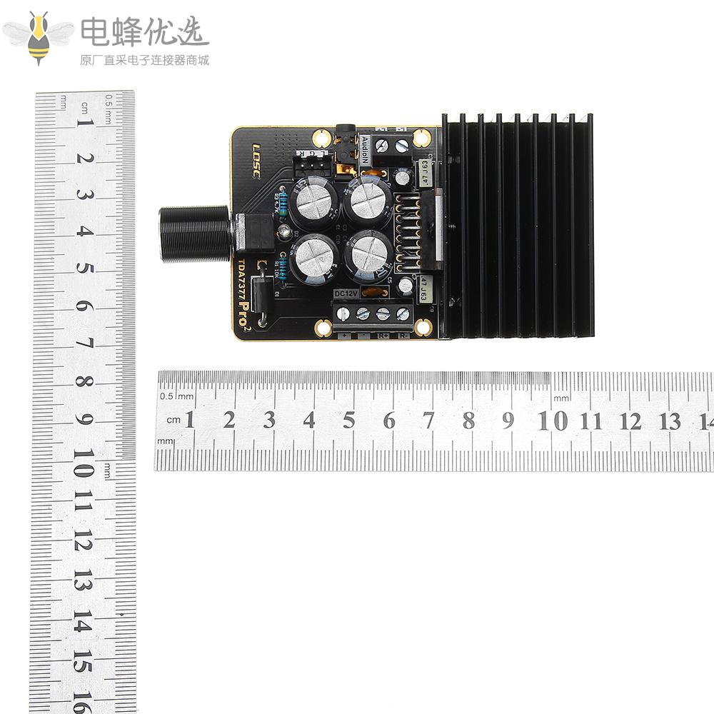 TDA7377_DC9_18V_30W+30W立体声AB类数字电源HIFI汽车功放音频板适用于4_8ohm_S