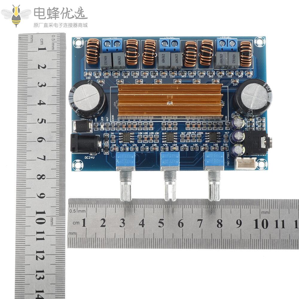 XH_139_TPA3116_2.1声道高保真功放板车载数字音频功放50W*2+100W家用音箱