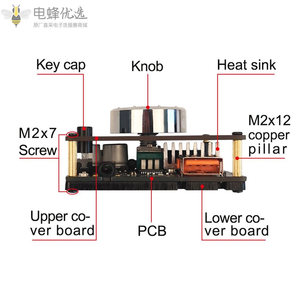 ZK_502H_50Wx2_TPA3116D2_HIFI_2.0立体声蓝牙5.0数字功放模块