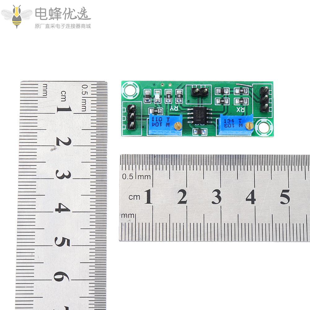 LM358弱信号放大器电压放大器次级运算放大器模块单电源信号采集器