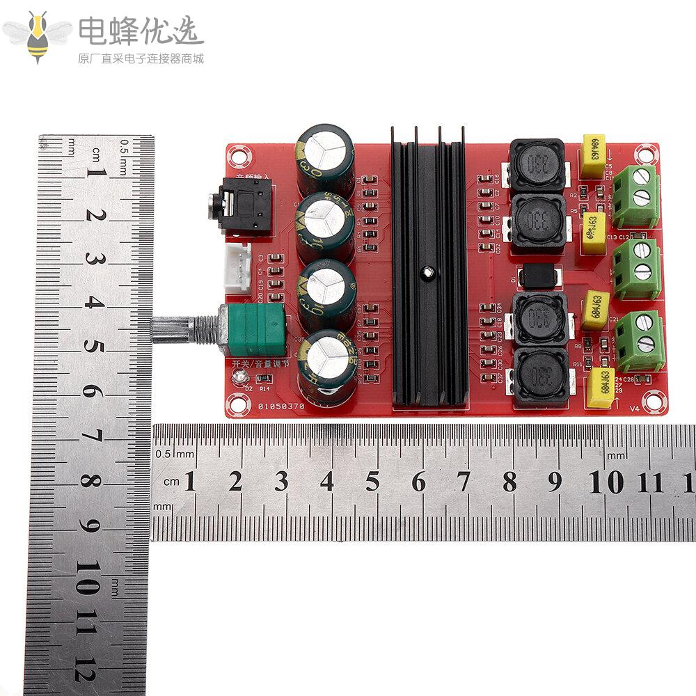 XH_M190_TDA3116D2_2x100W大功率数字功放板TPA3116双通道功放板12_24V