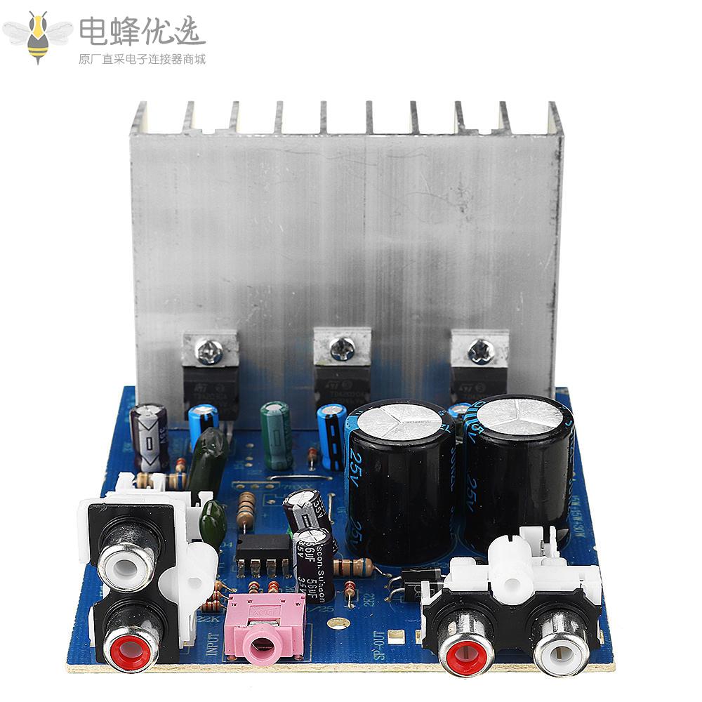 TDA2030_15W+15W_30W_2.1声道低音炮功放板DIY成品模组