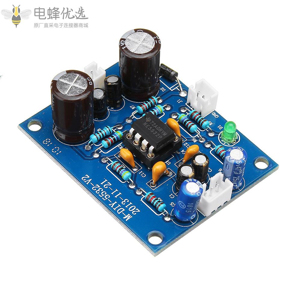 NE5532_DC_12_35V功放板OP_AMP_HIFI前置放大器信号蓝牙功放板