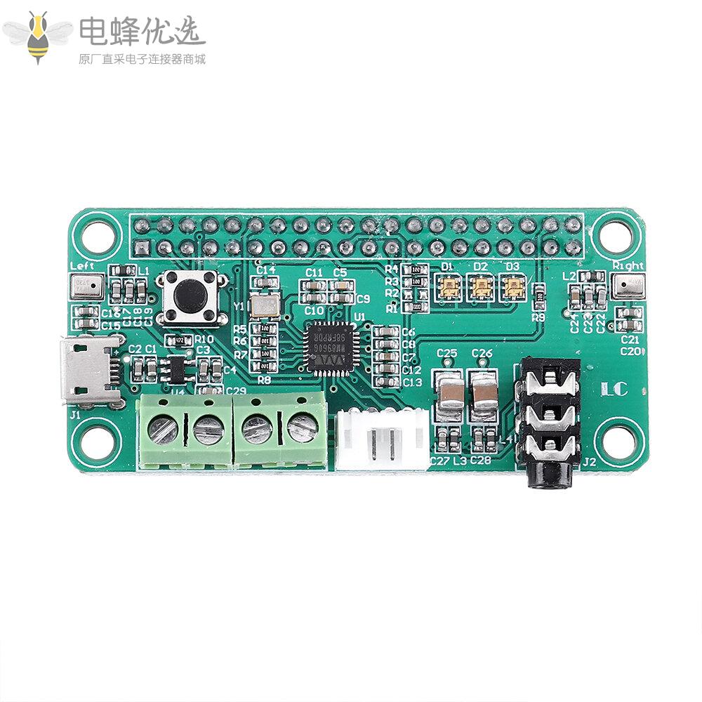 WM8960音频解码模块智能语音识别双麦克风扬声器DIY