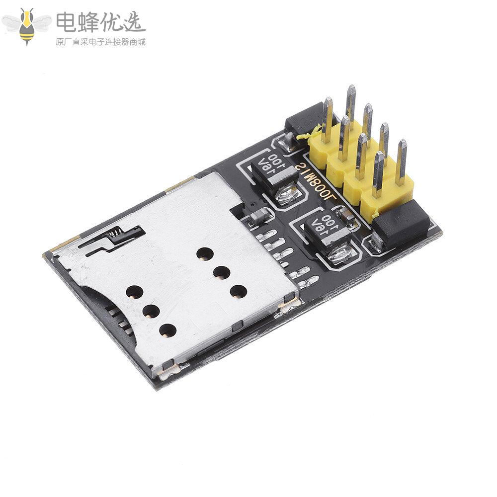 SIM800L_ESP_800L_GPRS_GSM模块Micro_SIM卡核心板引脚兼容ESP8266_ESP32无线模块5V_DC