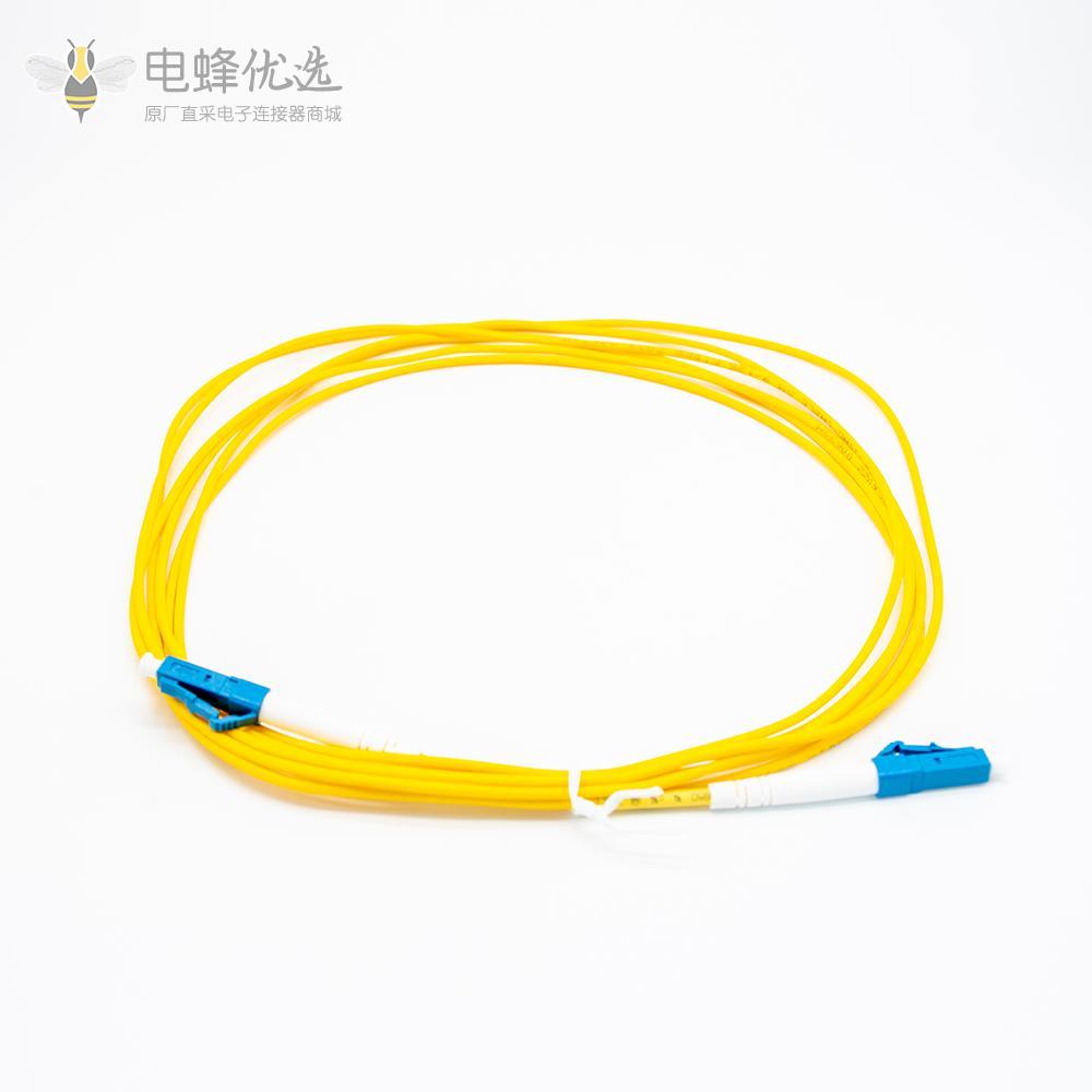 LC光纤跳线3M 9/125μm OS2单工单模